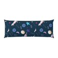thumbnail image 2 of Picia Space Dinosaur Body Pillow Cover - Super Soft Microfiber 20x54 Body Pillow Case - Envelope Closure, Wrinkle, Stain Resistant Body Pillow Cover,Elegant Bedding, 2 of 8