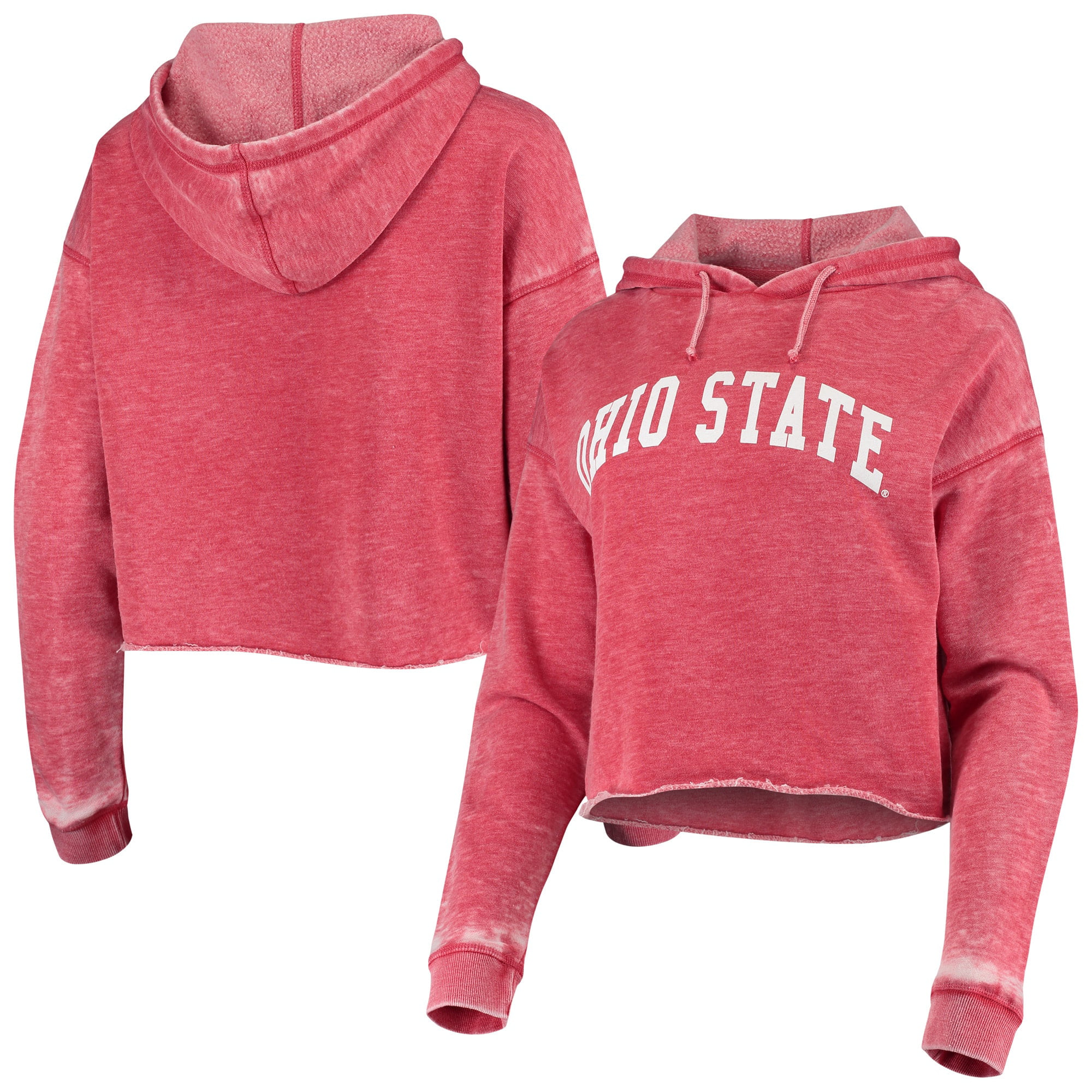 chicka-d Womens Burnout Campus Pullover 