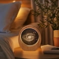 thumbnail image 4 of Lámpara de noche de cristal tallado en 3D con base de madera - Lámpara de escritorio LED recargable USB para niñas Decoración de habitaciones y regalos de cumpleaños, 4 of 7