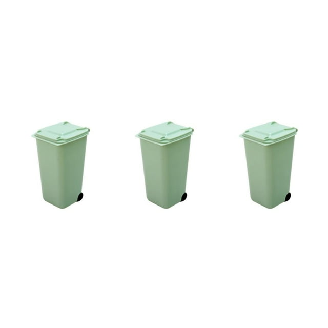 kurtrusly 1/2/3/5 Sturdy And Easy To Clean Waste Bins Ensuring Waste Disposal Wide Application green 3PCS
