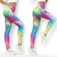 thumbnail image 3 of Gibobby Pantalones mujer Pantalones de cintura alta barriga deportes bolsillos de mujer mallas para correr entrenamiento de yoga ropa de yoga(Multicolor， L), 3 of 4