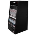 thumbnail image 2 of Odyssey CRS20W Carpeted Angled DJ Studio Rack w/ Wheels & 20U Front Rack Rails, 2 of 3
