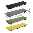 thumbnail image 1 of ziyahi Camping Folding Bed Single Person Outdoor Cot Break Rest Oxford Foldable Sleeping Oxford Fabric Mat Cots Backpacking Picnic Beach Travel Gray, 1 of 9
