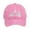 Pink, variant on Outdoor Sports Gear Headwear for All Ages - Unisex Adjusted Washed Embroidered Wild Baseball Cap for Outdoor Activities