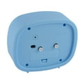 thumbnail image 3 of Unique Bargains Household Office Desktop Plastic Oval Silent Battery Powered Arabic Number Alarm Clock Blue, 3 of 5