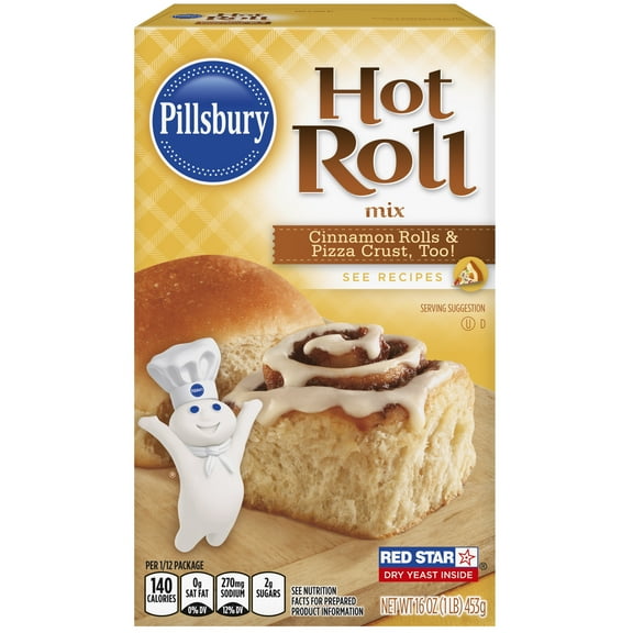 Pillsbury Hot Roll Mix, 16 oz Box