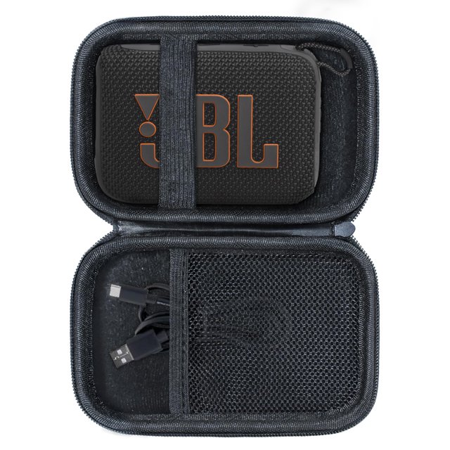 Funda para altavoz Bluetooth portátil JBL GO 4 GO 3, negro