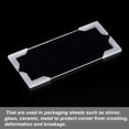 thumbnail image 5 of Unique Bargains PP Corner Protector L Shape 33x4mm for Ceramic, Glass, Metal Sheets White 36 Pack, 5 of 5