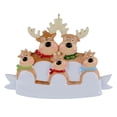 thumbnail image 2 of Reno Personalizado perfecl Familia Colgante Adornos Navidad 5 cabeza, 2 of 8