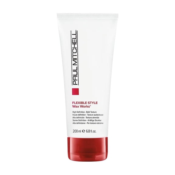 Paul Mitchell Wax Works Hair Gel, High Definition, Bold Texture, For All Hair Types, 6.8 fl. oz.