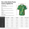 thumbnail image 5 of Sikiie Pineapples1 Print Men's Hawaiian Shirt, Summer Beach Button Pocket Short Sleeve T-Shirt,XX-Large, 5 of 7