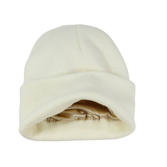 TELOLY Winter Hats for Women Comfortable Fit Beanies for Women Outdoor Ready Long-Lasting Snow Hat,White