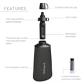 thumbnail image 2 of LifeStraw Peak Squeeze Filter, Dark Mountain Gray, 650ml, 2 of 5