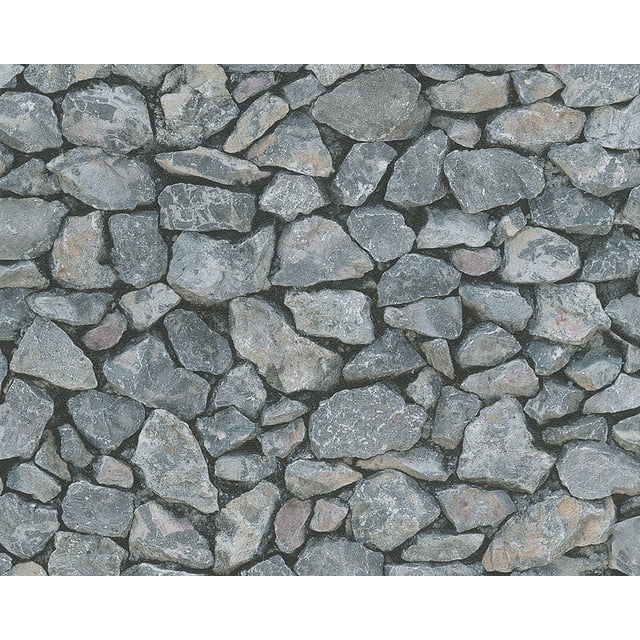 Dekora Natur 6 - Naturally Multifaceted Grey Wallpaper Roll