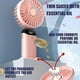 thumbnail image 3 of Rechargeable Fans with 5 Speeds,Battery Operated Mini Fan Foldable Desk Desktop Fans with LED Display for Home Office Bedroom Outdoor Travel, 3 of 5