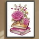 thumbnail image 2 of Kit de dos libros de flores con pintura de diamante con forma especial parcial DIY 5D JShteea El nuevo, 2 of 9