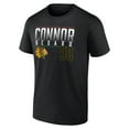 thumbnail image 2 of Men's Fanatics Connor Bedard Black Chicago Blackhawks Name & Number T-Shirt, 2 of 3
