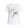 thumbnail image 3 of Hydrated Queen Women's Graphic Everyday Tee with Short Sleeves, Sizes XXS-XXL, 3 of 5