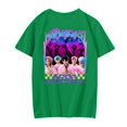 thumbnail image 4 of Pop cazadora para niña Demo-n Hunters Boys Girls Fashion Round-Neck Group Panels T Shirt （Army Green）, 4 of 4