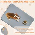 thumbnail image 2 of Bandeja de silicona Greatbond para orinar para perros y cachorros, gris, 25 x 36 cm, 2 of 8