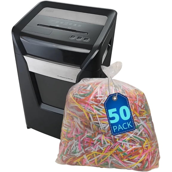 Shredder Bags 15.8 Gallon, Paper Shredder Waste bags 15.8 Gal., 50/Box