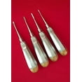 thumbnail image 2 of SET of 4 PCS STRAIGHT DENTAL EXTRACTING EXTRACTION LUXATING ELEVATOR GERMAN STAINLESS STEEL, 2 of 4