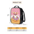 thumbnail image 4 of Jeiento Cute Corgi Backpack for School Girls 6-8 8-10 Bookbag with Lunch Box for Kids Ice Cream Elementary Middle School Bag Lunchbox Pencil Case Water Bottle Holder Shoulder Bag Set Pink, 4 of 6