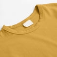 thumbnail image 6 of FAOWME Toddler Baby Girls T Shirt Short Sleeve Round Neck Solid Color Comfortable Breathable Soft Tee Top For Casual Daily Wear,Khaki,4-5 Years, 6 of 7