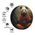 thumbnail image 4 of Rateoe Jungle Meditating Panda Pattern Tire Cover Wheel Protectors Weatherproof Wheel Covers Universal Fit for Trailer Rv SUV Truck Camper Travel Trailers Accessories-15 inch, 4 of 6