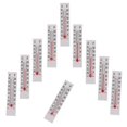thumbnail image 3 of 10 Pcs 5cmX11cm Miniature Paper Cardboard Thermometer Indoor -20-50 Celsius, 3 of 5