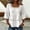 White, variant on Cotton Linen Shirts 3/4 Sleeve for Women,lace Trim Lace Trim Blouse Flowy Tops for Women Plus Size Gauze Shirts for Women Womens Gauze Tops Summer Basic Blouse Square Neck,Black,L
