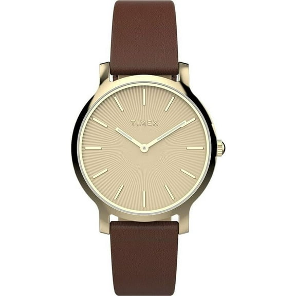 Timex Transcend Leather Ladies Watch