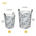 thumbnail image 3 of Cauagu Indigo Tie Dye for Laundry Basket,Collapsible Organizer Basket for Storage Bin Toy Bins Gift Baskets Bedroom Clothes Children Nursery Hamper -Medium, 3 of 7