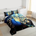 thumbnail image 3 of Castle Fairy 3-Piece Full Peacock Exotic Comforter Set, 3 of 8