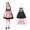 Pink, variant on Zecgelong Girls German Dirndl Dress Oktoberfest Party Fancy Outfit Blue 3-4 Years