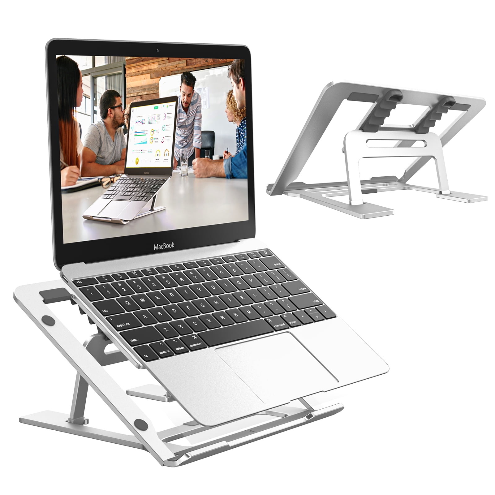KDD Laptop Stand Adjustable Aluminum Foldable Computer Riser, Tablet