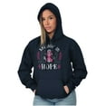 thumbnail image 3 of Breast Cancer Ribbon Anchor in Hope Women Plus Size Graphic Pullover Hoodie Brisco Brands 3X, 3 of 4
