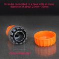 thumbnail image 3 of JWshufel Full Angle Rotating Automatic Irrigation System Garden Sprinkler 360 Degree Adjustable Easy Install Resistant Watering for Terrace Yard Kids Play Adapter Included, 3 of 8