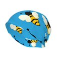 thumbnail image 3 of Kll Flying Bees Winter Fall Beanie Knit Hats For Men & Women - Warm & Soft Stylish Toboggan Caps For Cold Weather, 3 of 9