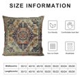 thumbnail image 6 of COMIO Aztec Terracotta Boho Throw Pillow Covers Vintage Persian Rust Retro Carpet Decorative Pillows Square Pillow Cases Farmhouse Accent Home Decor for Bedroom Couch Sofa Porch,2 pcs White, 6 of 6