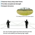 thumbnail image 6 of Zimtown 10'x 20' Canopy Tent Gazebo Patio Outdoor Party Wedding Tent with 6 Sidewalls White, 6 of 8