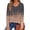 1 Gradient Grey, variant on Fantaslook Womens Tops Dressy Casual Pleated Blouses V Neck Long Sleeve Shirts Fall Tunic Tops