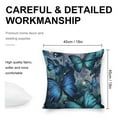 thumbnail image 2 of blue butterflies stars Linen toss pillowcase decoration pillowcase gifting preferred 18x18 inch cushion cover 2 sets sofa pillowcase sofa bedroom living room car, 2 of 8