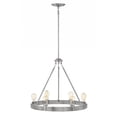 thumbnail image 2 of 4395BN Hinkley Lighting Everett - 6 Light Medium Chandelier in Transitional-Rustic-Industrial Style - 24.5 Inches Wide by 22 Inches High-Brushed, 2 of 2