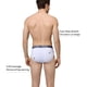 thumbnail image 4 of Calzoncillos Wirarpa Modal No Fly para hombre, paquete de 4, blancos, 3XL, 4 of 5