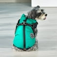 thumbnail image 4 of SILVERCELL Dogs Waterproof Warm Coat Vests Adjustable Reflective Rainproof Jacket Pet Dog's Padded Vest Clothes with Built in Harness Windproof Zipper Snow Coats Snowsuit for Small Medium Large Dogs, 4 of 7