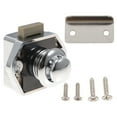 thumbnail image 3 of SHISUYAN Push Button Latch Cupboard Latch Lock Plating Drawer Cabinet Latch Lock, 3 of 8