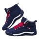 thumbnail image 4 of 2023 Otoño E Invierno Nuevos Zapatos Algodón Terciopelo Engrosado para Hombres Mangas Zapatos Algodón Chino Zapatos Cálidos Alta Botas Nieve para Hombres [HK9999] (Azul 44), 4 of 9