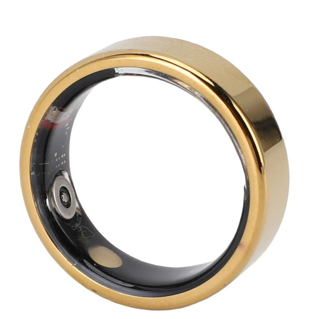 Activity Tracker Ring, IP68 Waterproofing Control Smart Ring Step Counter Comfortable Remote Photography Ultra Narrow Frame for Running Cycling Hiking #7 Inner Diameter: