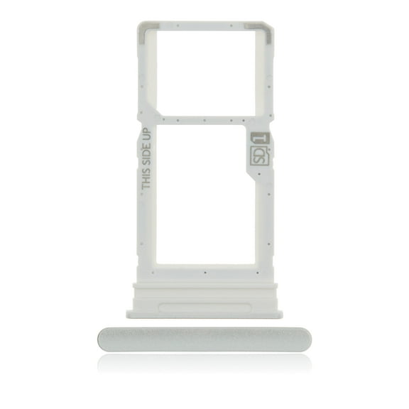 Replacement Single Sim Card Tray Compatible For Motorola Moto G 5G (XT2113-3 / 2020) / One 5G Ace (XT2113-1/2 / 2021) (Frosted Silver)